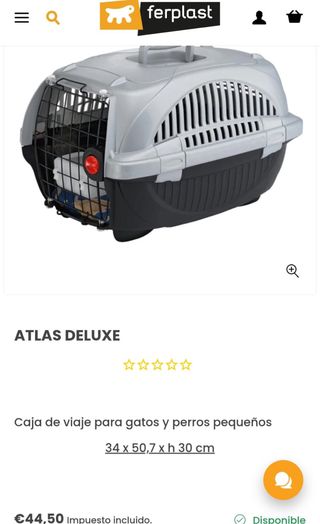 Transportín Ferplast Atlas Deluxe Perros Pequeños