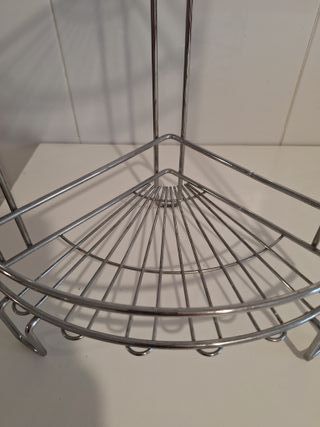 Estantería metálica baño 3 baldas 65cm