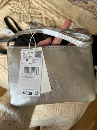 Peto negro efecto piel de Mango