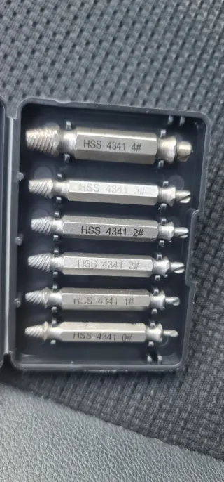 Extractor de tornillos HSS 4341 Set 6 piezas