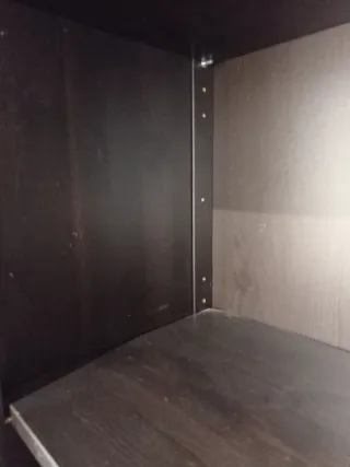 Librería Ikea Hemnes Negra/Marrón