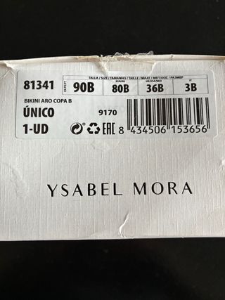 Bikini Isabel Mora Talla 90B Rayas