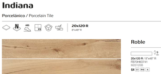 Pavimento Roca Indiana Roble como Nuevo