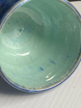 Set 2 tazze ceramica fatte a mano