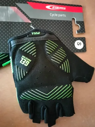 Guantes Ciclismo GES Negro/Verde