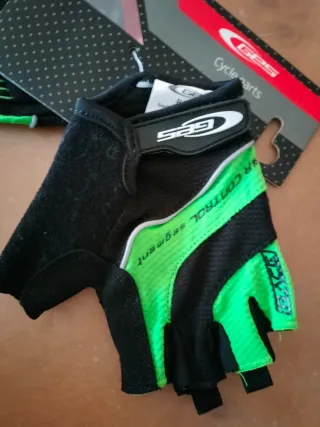 Guantes Ciclismo GES Negro/Verde
