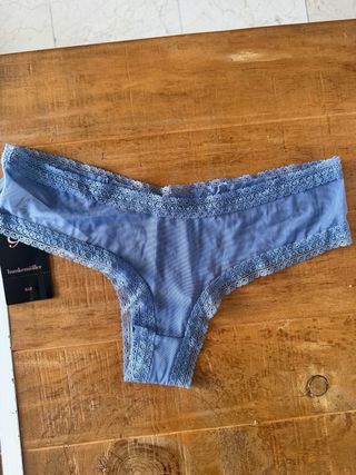 Braguitas Kunkemöller encaje azul talla L