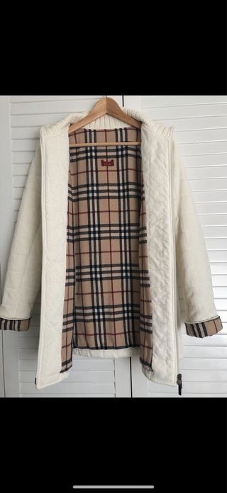 Abrigo mujer tipo parka - Burberry talla 42