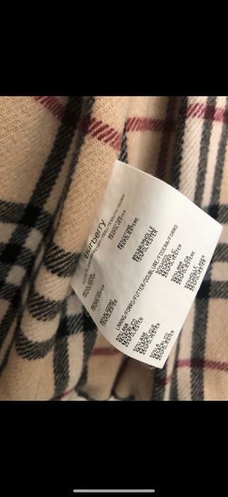 Abrigo mujer tipo parka - Burberry talla 42