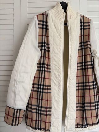 Abrigo mujer tipo parka - Burberry talla 42