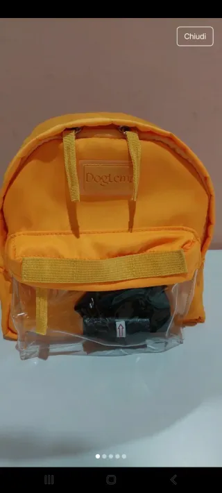 Zaino pettorina cane kit toelettatura