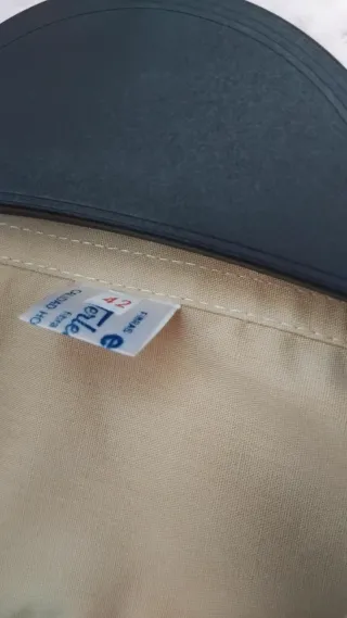 Camisa militar vintage beige