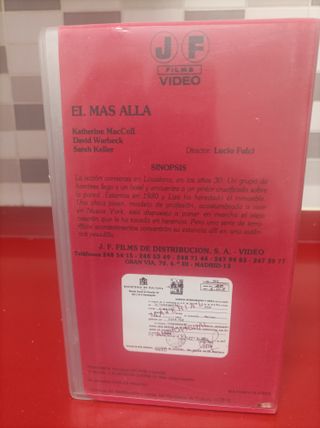 Películas lote VHS El Más Allá Terror Lucio Fulci