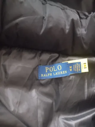 Abrigo Ralph Lauren Negro Talla M