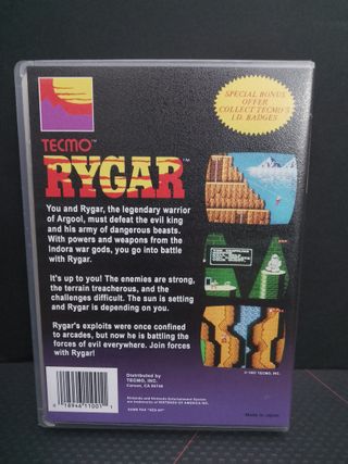 Rygar Nintendo NES Tecmo Caja Universal