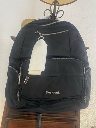 Mochila Desigual Negra Impermeable