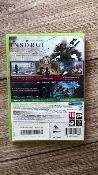 Assassin's Creed 3 XBOX 360