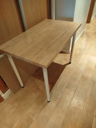 Mesa de cocina madera y metal