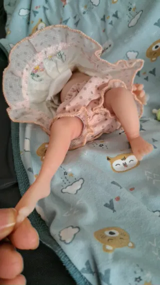 Reborn de Silicona Total de 33cm un regalo