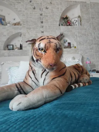 Pupazzo Tigre Gigante Peluche Morbido