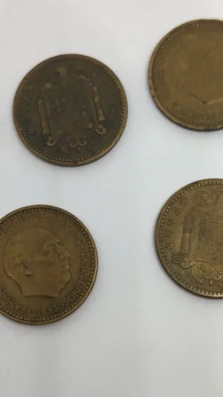 Lote  Monedas Antiguas España Franco