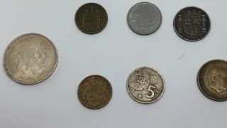 Lote  Monedas Antiguas España Franco