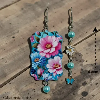 Orecchini "Le sfumature del celeste Art:148"