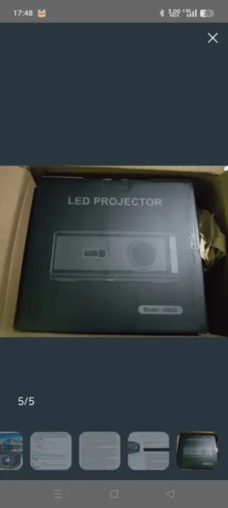 Proyector 4K HAPPRUN 1500 ANSI. 38000 lunenes