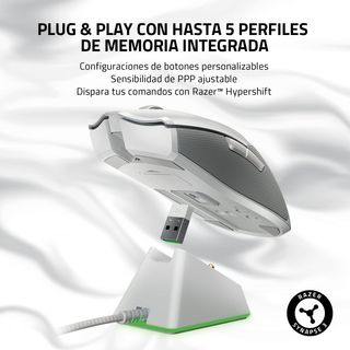 Razer Viper Ultimate Carga Blanca