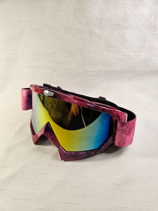 Gafas de esquí con diseño multicolor