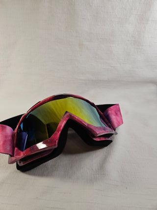 Gafas de esquí con diseño multicolor