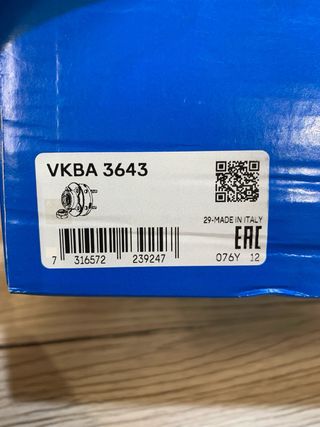 Rodamiento Coche SKF VKBA 3643