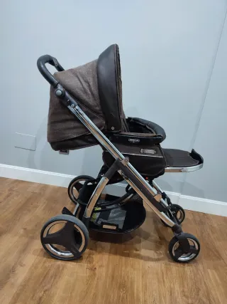 Carro de bebé BEBECAR IP-OP completo.
