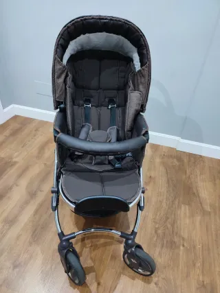 Carro de bebé BEBECAR IP-OP completo.
