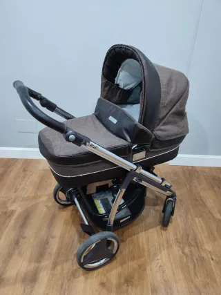 Carro de bebé BEBECAR IP-OP completo.