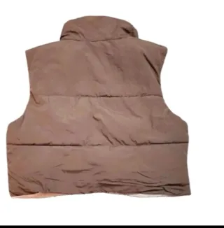 Pull&Bear Chaleco Acolchado Borrego Corto