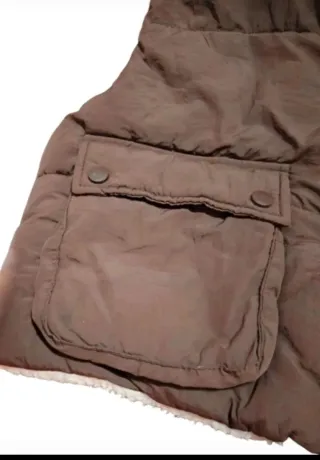 Pull&Bear Chaleco Acolchado Borrego Corto