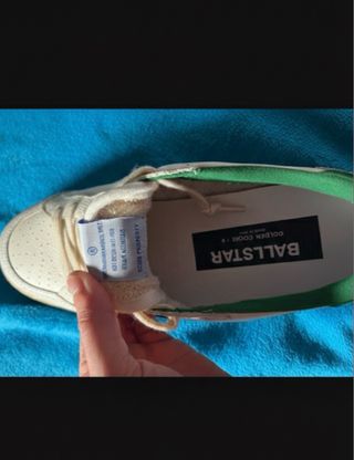 Golden Goose Superstar Talla 43 Blancas y Verdes