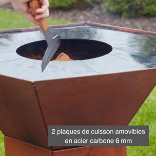 Barbacoa de leña para exterior Nestor Original