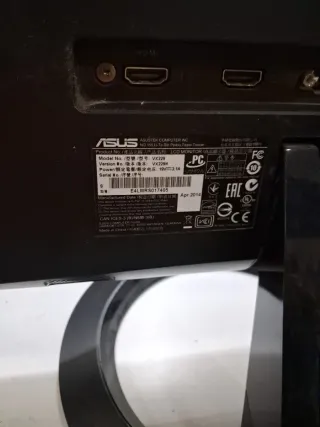 Monitor Asus 21" Negro