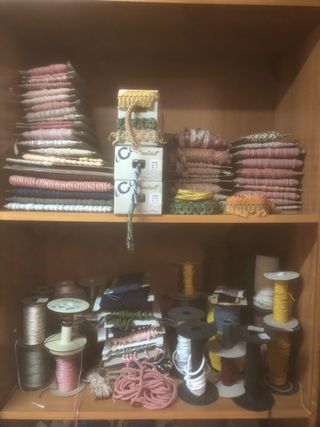 Bordi in tessuto Stok come visibile per cambio art