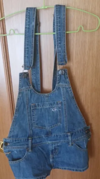 Peto vaquero corto chica T.38