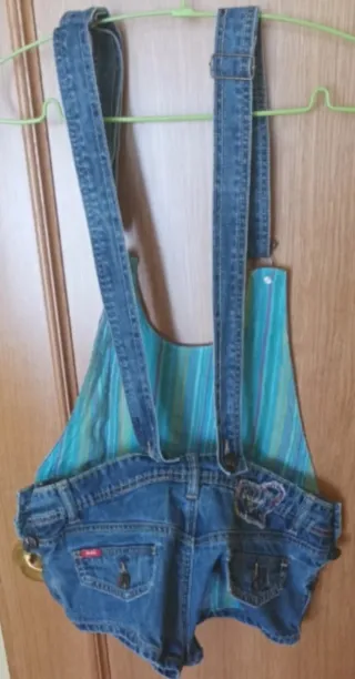 Peto vaquero corto chica T.38