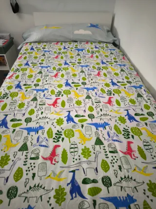 Funda nórdica infantil dinosaurios Cama 90