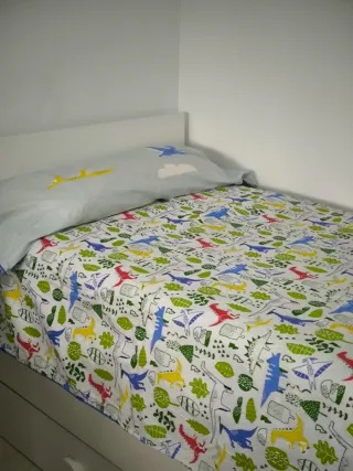 Funda nórdica infantil dinosaurios Cama 90