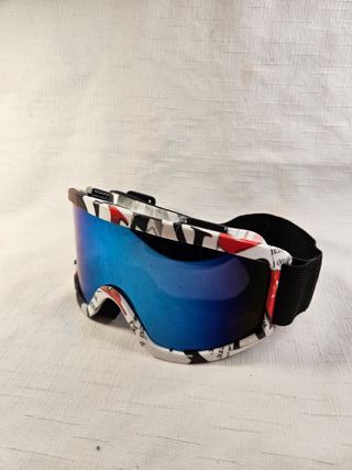 Gafas de esquí con lente azul