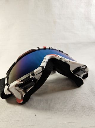 Gafas de esquí con lente azul