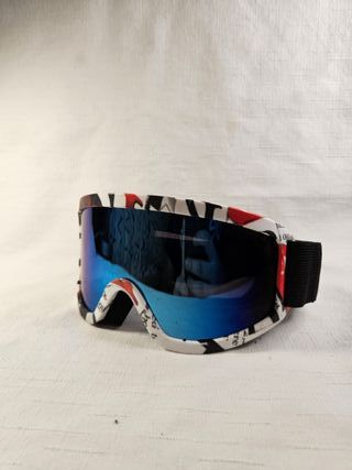 Gafas de esquí con lente azul