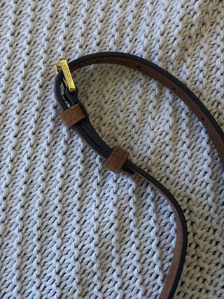 Borsa Polo Ralph Lauren camoscio marrone