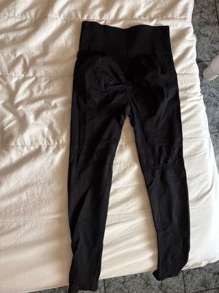 5 Leggings Control Abdominal Tie-Dye Negro Talla S